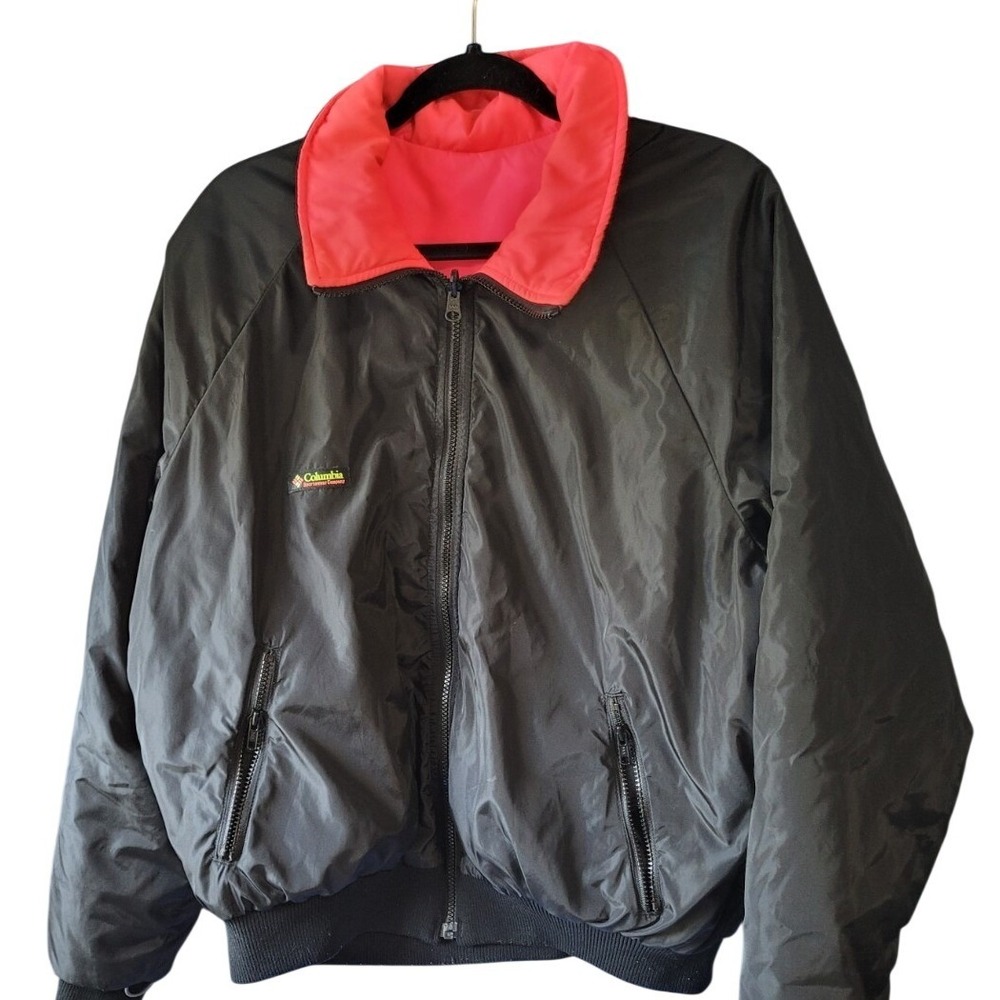 Columbia Jacket Coat radial sleeve vintage 90s xl reversible Unisex pink y2k vtg